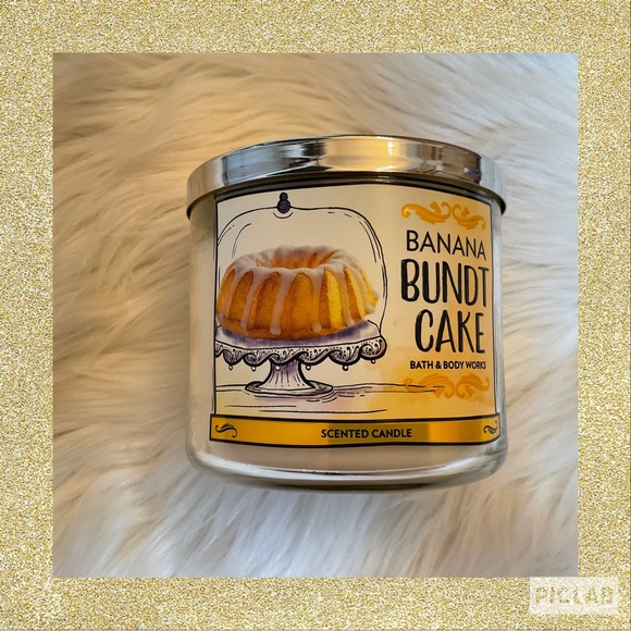 Bath & Body Works Other - Bath & Body Works Banana Bundt Cake 3-Wick Candle - New